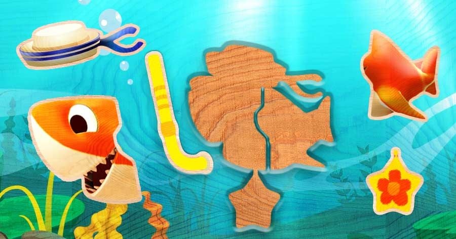 Shark Coloring Puzzle Game